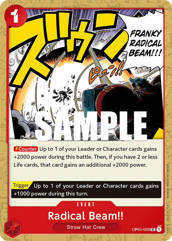 Radical Beam!! OP01-029@en