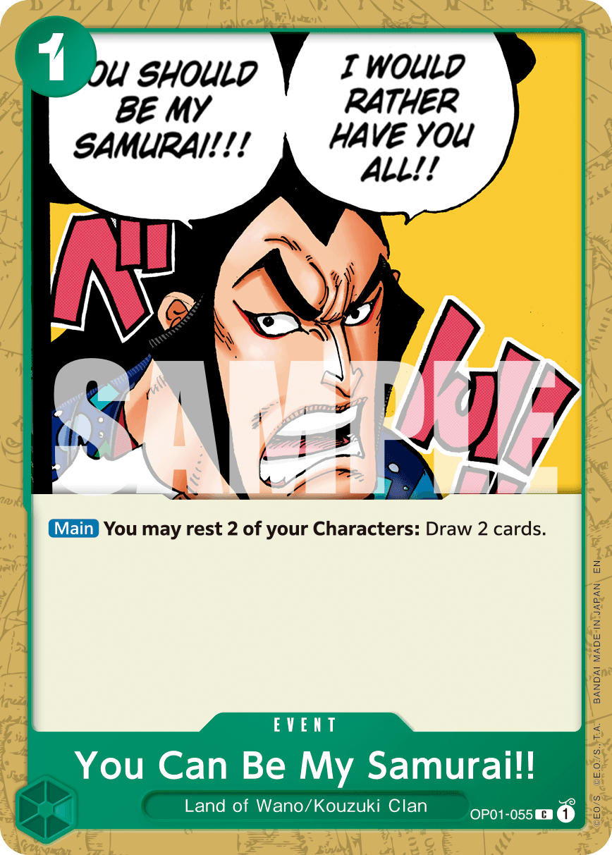 You Can Be My Samurai!! OP01-055_r1@en