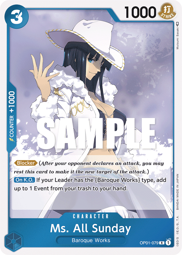 Ms. All Sunday OP01-079@en