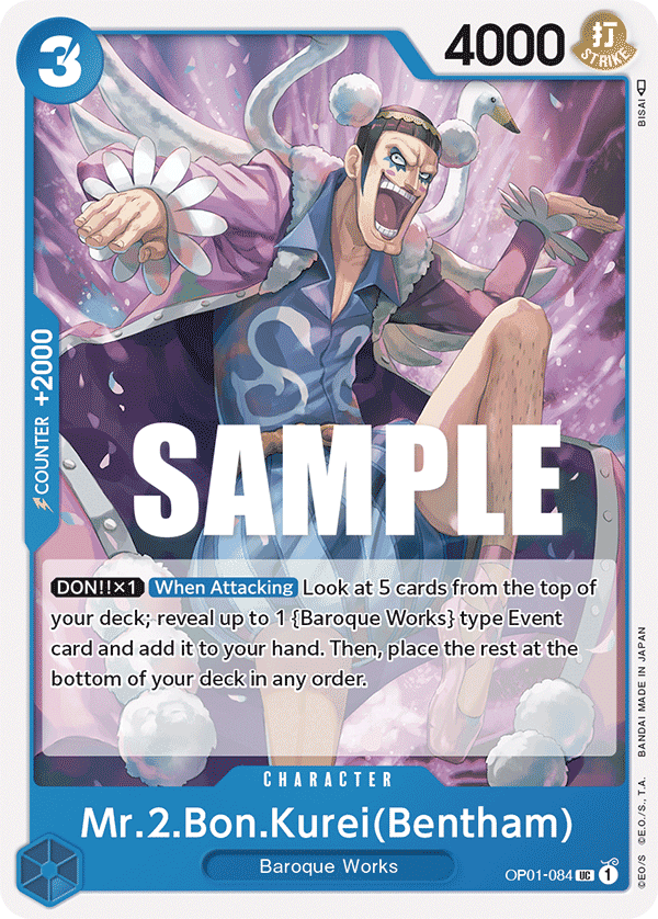 Mr.2.Bon.Kurei(Bentham) OP01-084@en