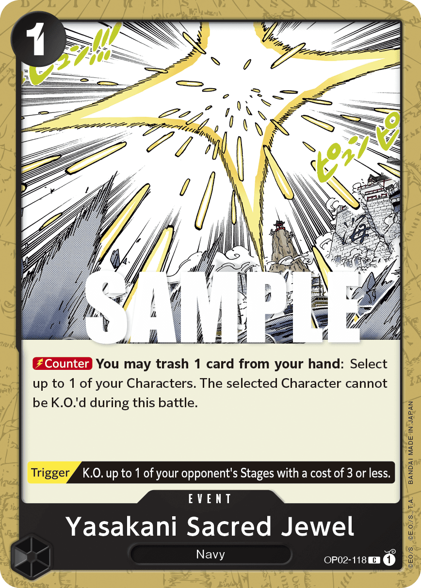 Yasakani Sacred Jewel OP02-118@en