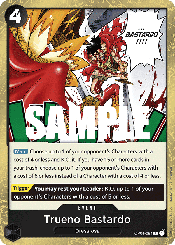 Trueno Bastardo OP04-094@en