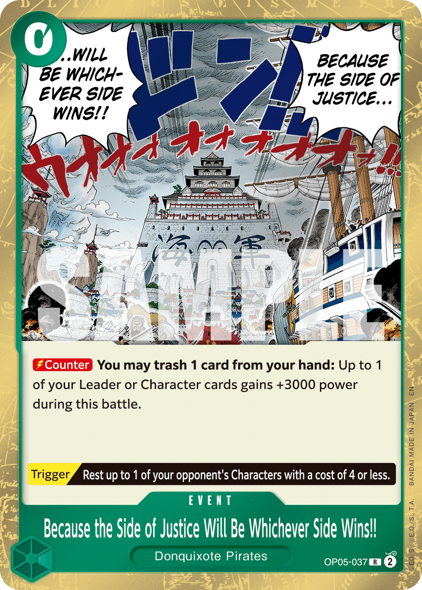 Because the Side of Justice Will Be Whichever Side Wins!! OP05-037_r1@en