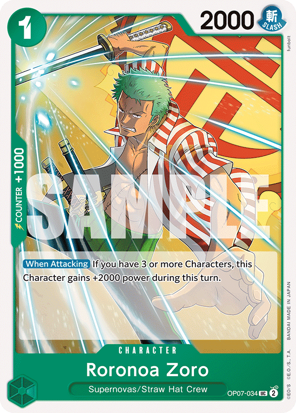 Roronoa Zoro OP07-034@en