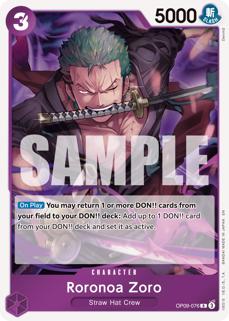 Roronoa Zoro OP09-076_r2@en