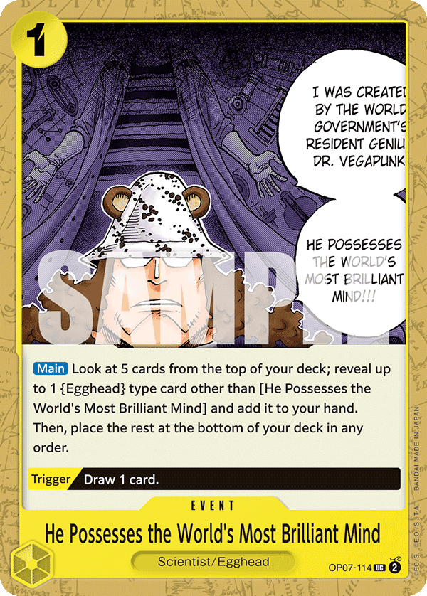 He Possesses the World's Most Brilliant Mind OP07-114@en