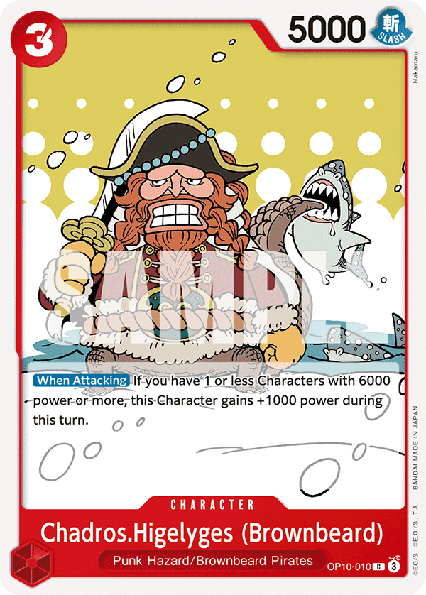 Chadros.Higelyges (Brownbeard) OP10-010@en