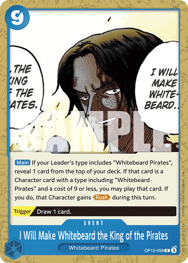 I Will Make Whitebeard the King of the Pirates OP12-058@en