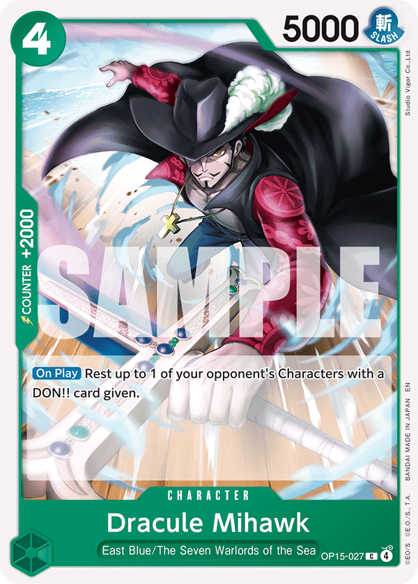Dracule Mihawk OP15-027@en
